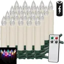 LED-Weihnachtslichter-Kerzen 20 Stück