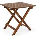 Gartentisch geöltes Akazienholz 46x46cm klappbar