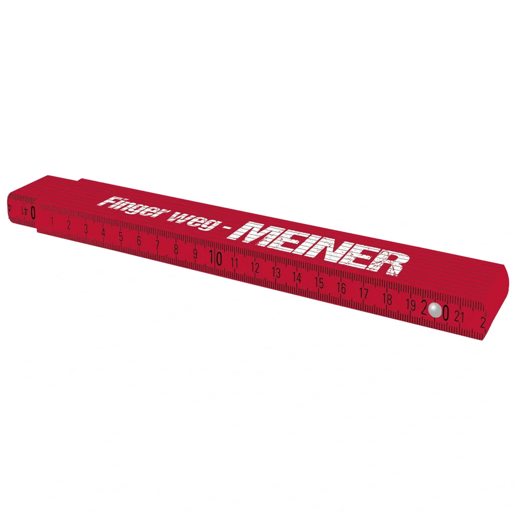 Meterstab 2 m " Finger weg - MEINER"