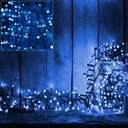 Lichterketten Weihnachten Blau 6m Timer