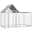 Hühnerstall 2x1x1,5 m Stahl verzinkt