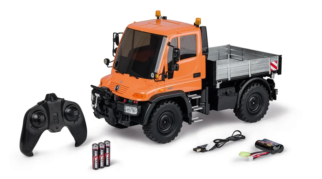 Fahrzeug MB Unimog U300 2.4 G 100 % RTR orange 1:12