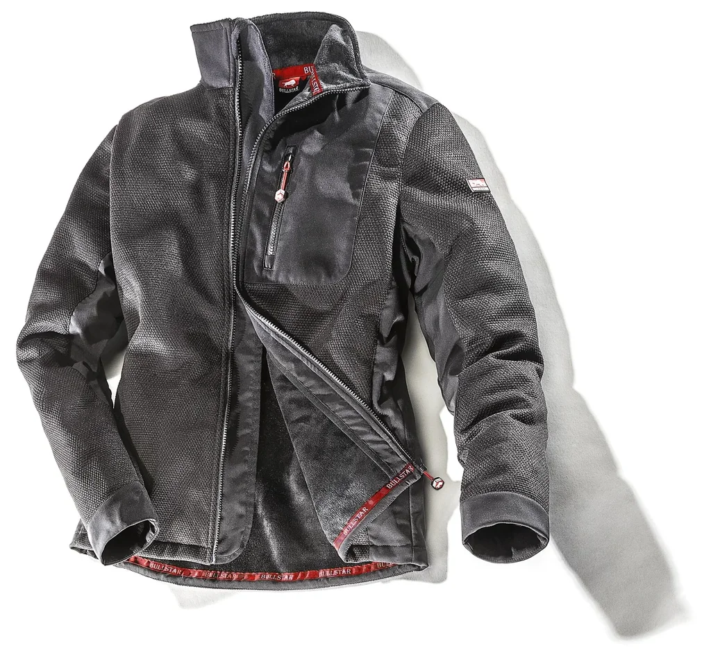 Faserpelzjacke BULLSTAR schwarz, Gr. M