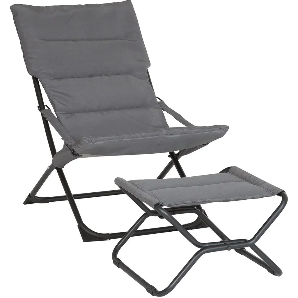 Klappstuhl mit Fußhocker