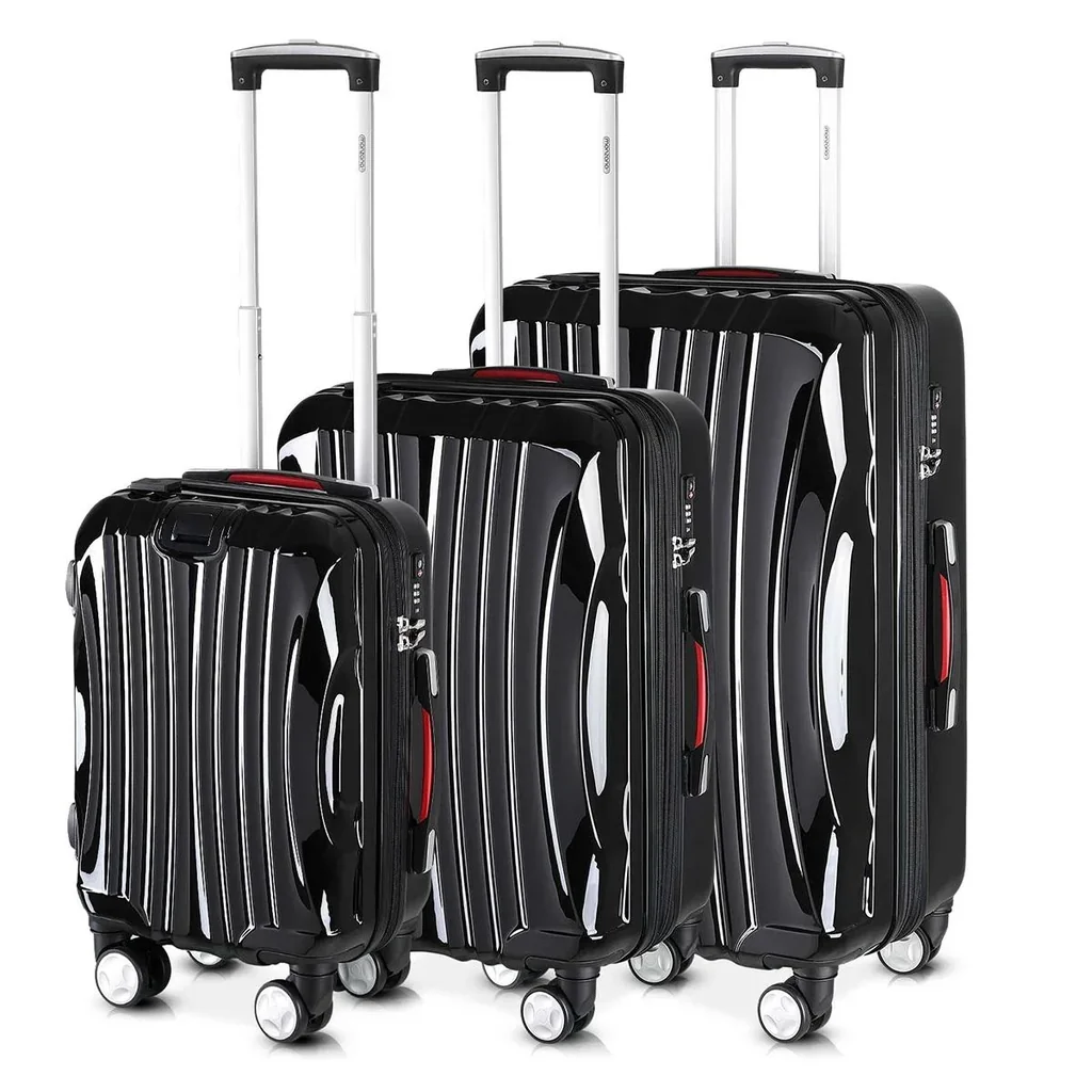 Hartschalenkoffer-Set Ikarus schwarz M/L/XL