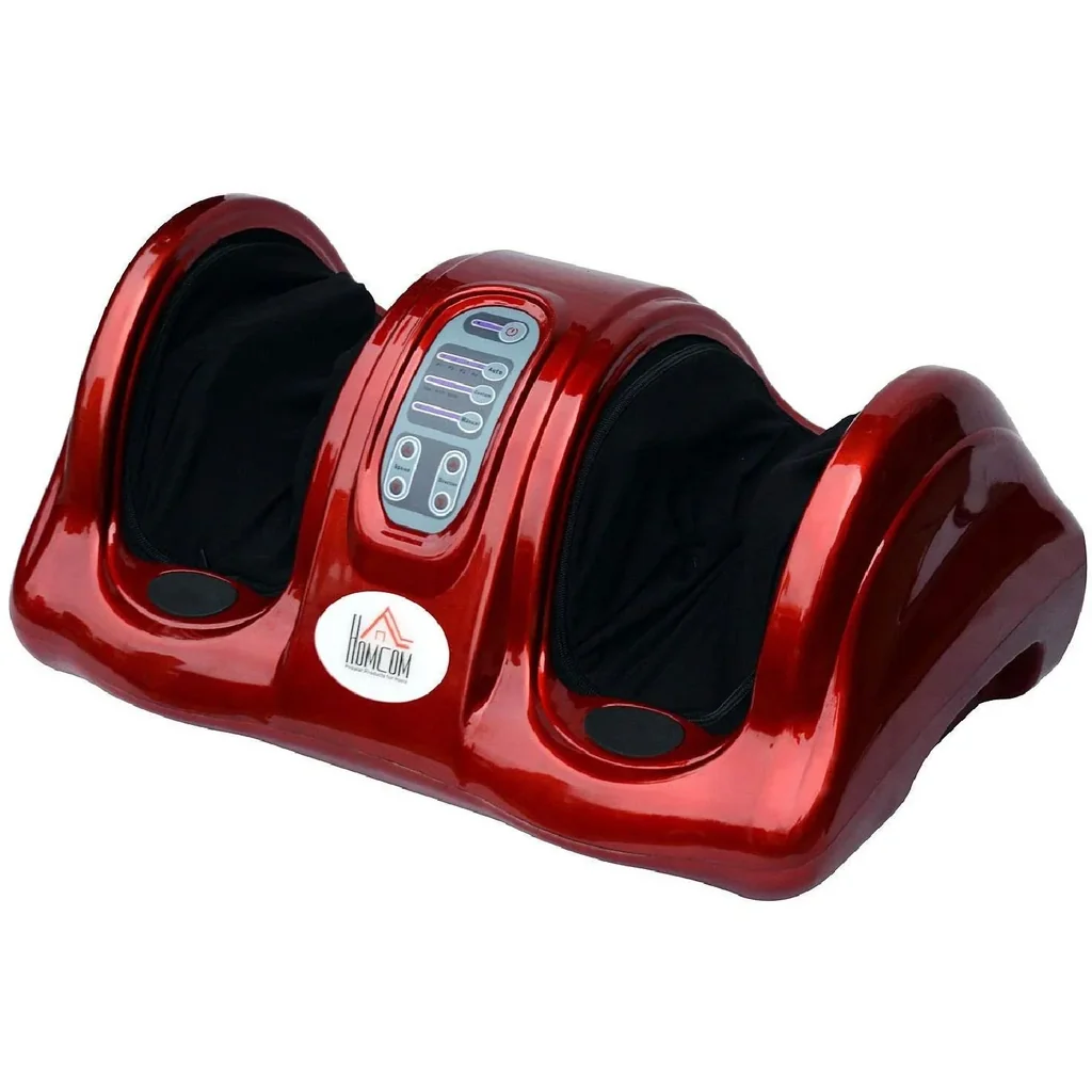 Fußmassagegerät Reflexzonenmassage mit Fernbedienung Rot