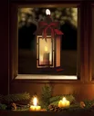 Laterne Fensterbild LED