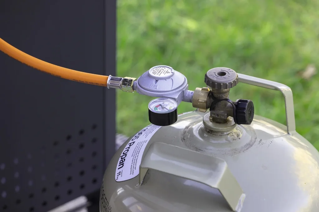 Gasstop, 50 mbar