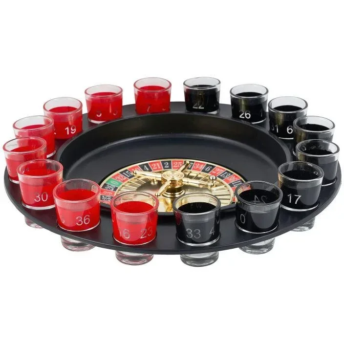 Getränke-Roulette - 16 Schnapsgläser