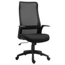 Bürostuhl Kopflehne Home-Office-Stuhl höhenverstellbarer Schreibtischstuhl ergonomisch 360°-Drehräder Büro Schaumstoff N