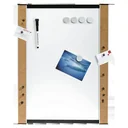 Whiteboard + Magnettafel + Korkrand für Notizzettel