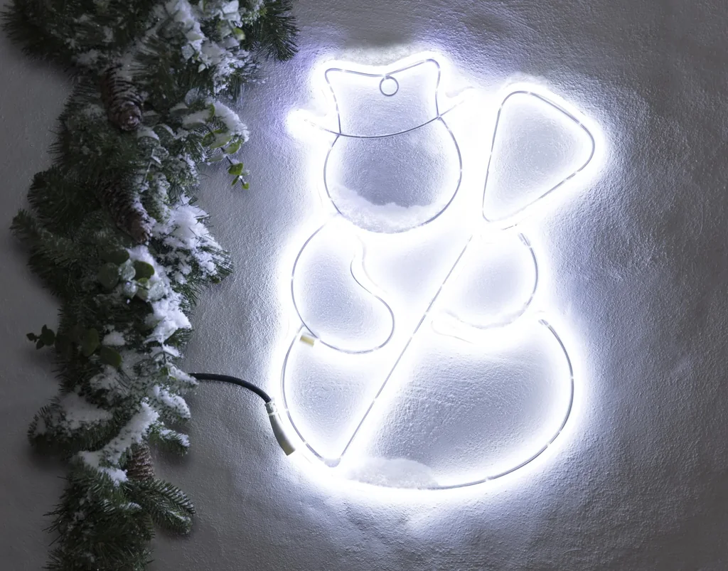 LED Neon Figur Schneemann