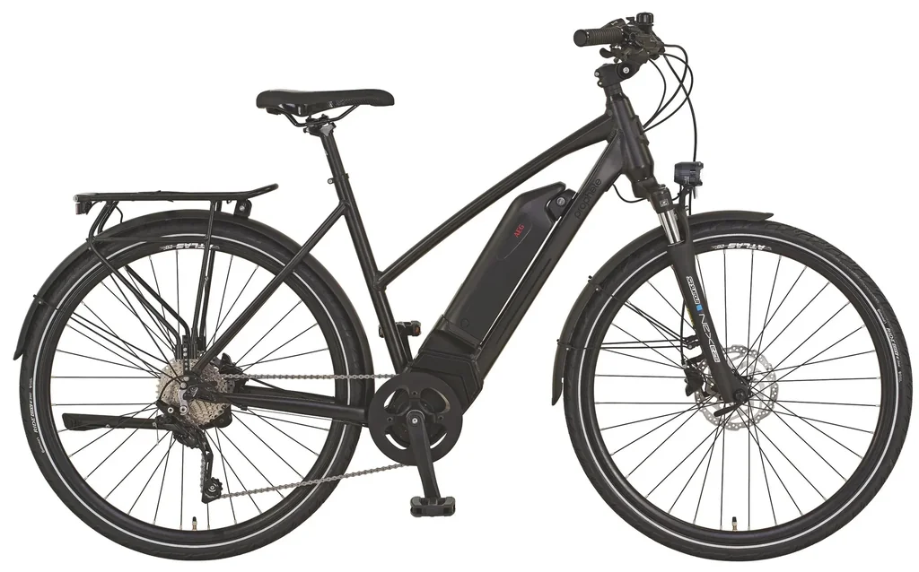 ENTDECKER 23.ETT.30 Trekking E-Bike 28" AEG ComfortDrive Damen Trapez 28": Rahmengröße 52cm