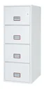 Aktenschrank World Class Vertical Fire File mit 4 Schubladen und Schlüsselschloss