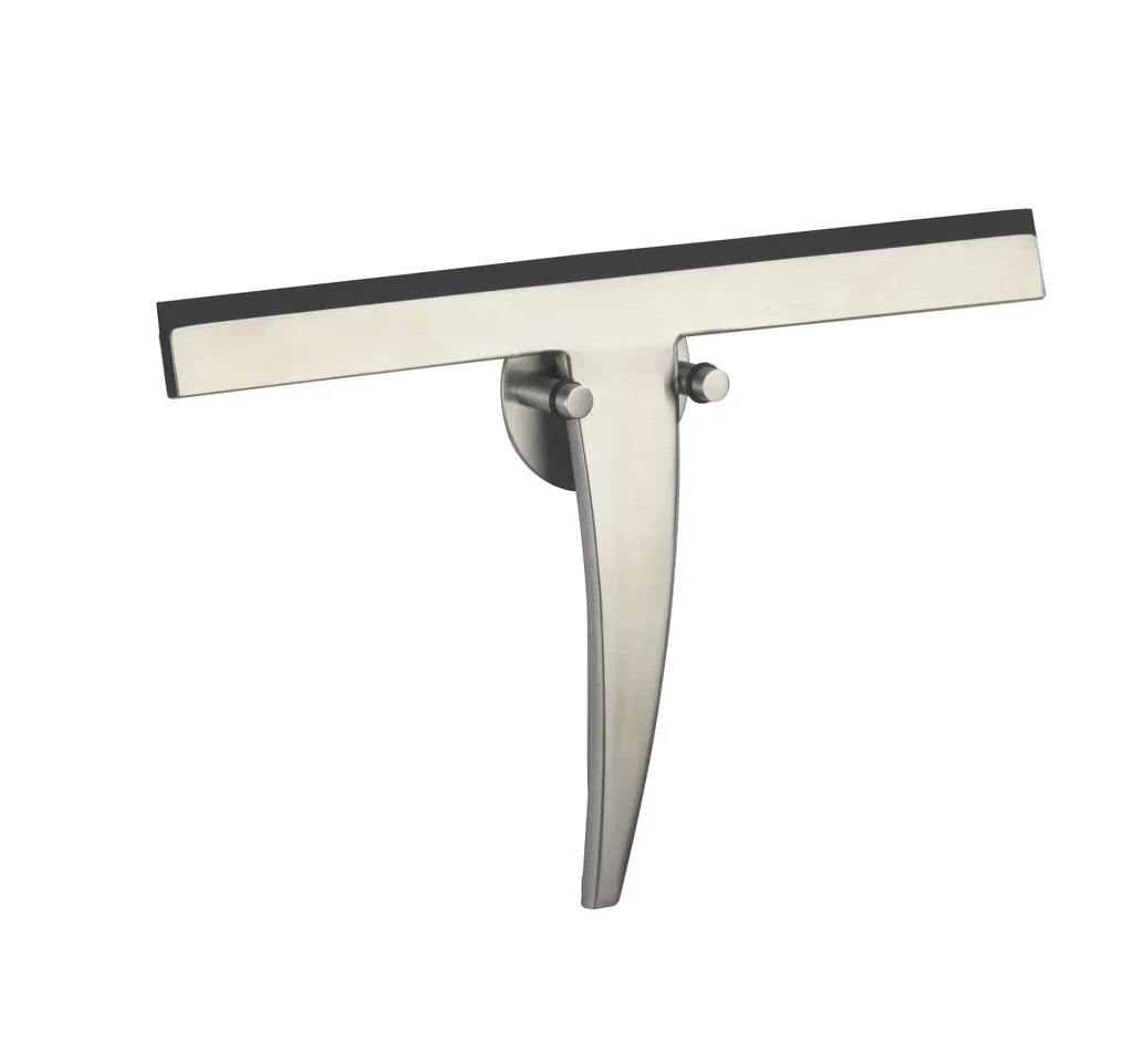 Duschabzieher mit Halter Edelstahl