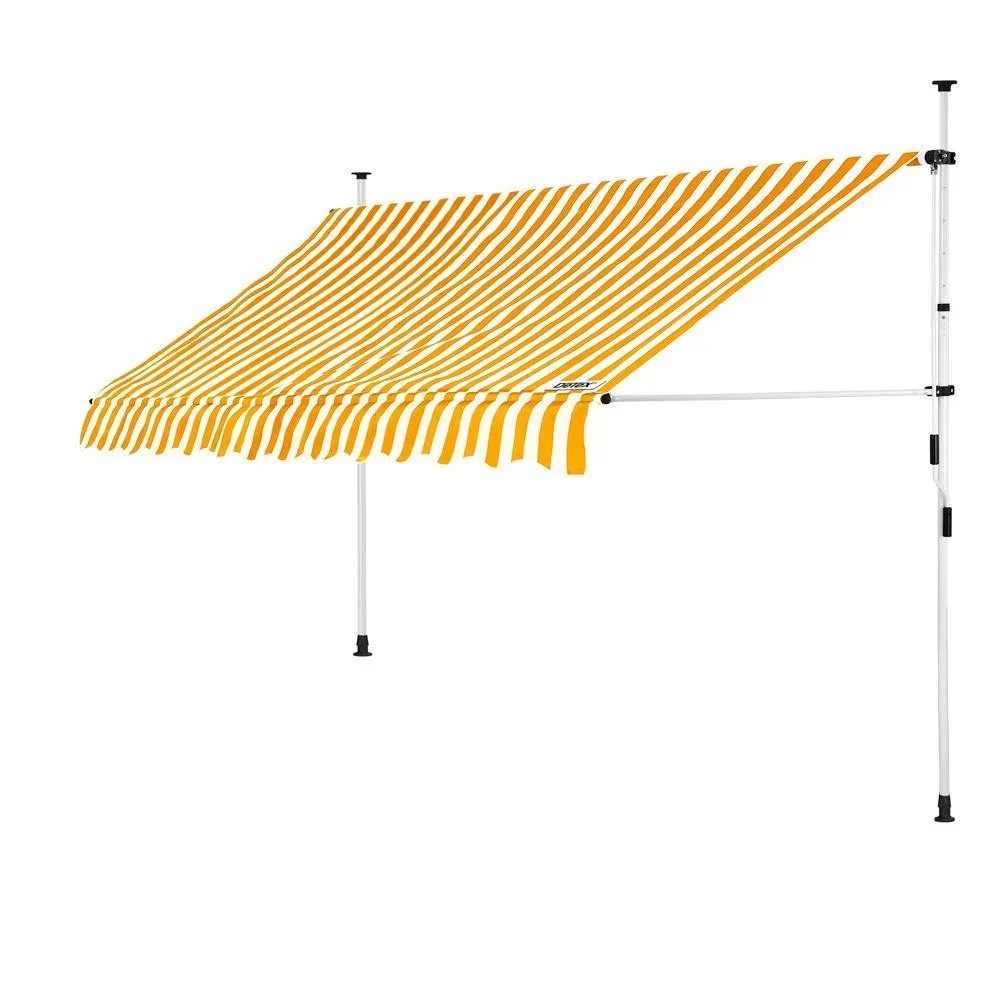 Klem Baldachin gelb/weiß 300cm