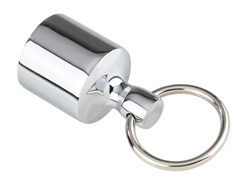 Endkappe, verchomt, mit Ring