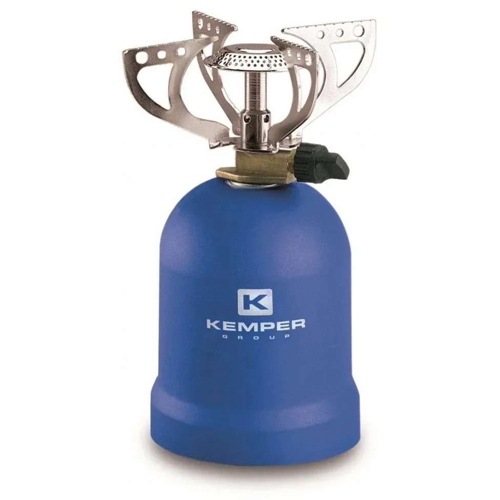 Gasherd mit 4 Stützen 1200 Watt Blau