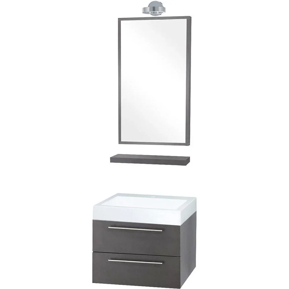 Badezimmermöbel Force 58 cm - Anthrazit