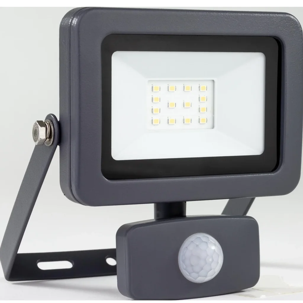 LED-Fluter mit Bewegungsmelder, 10 Watt, IP44