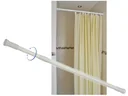 Duschvorhangstange ausziehbar 74 - 120 cm