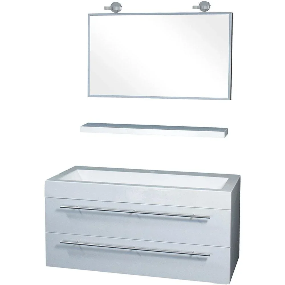 Badezimmermöbel Force 100 cm - Weiss