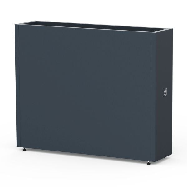 Herstera Garden Pflanzkübel Cube Divider 100×25×80 cm Anthrazit – verstellbarer Zwischenboden