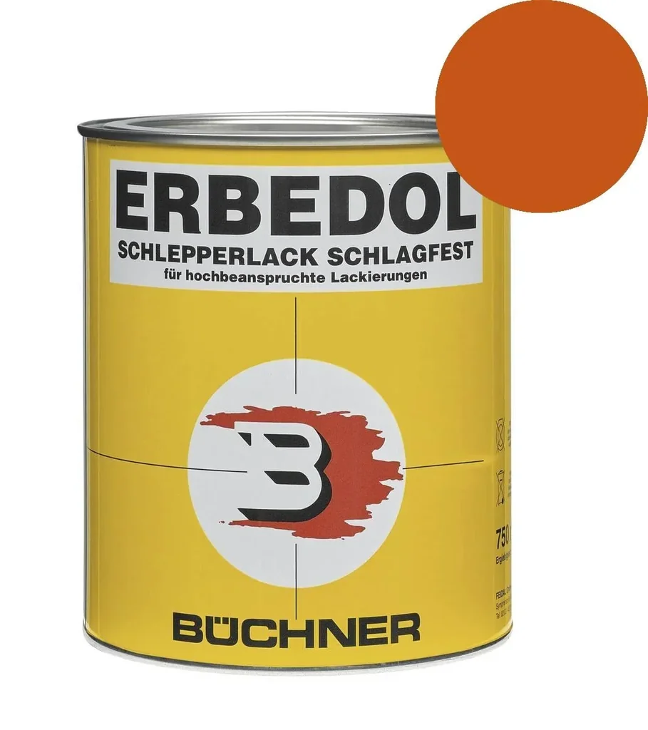 Schlepper- und Landmaschinenlack RAL 2004 reinorange
