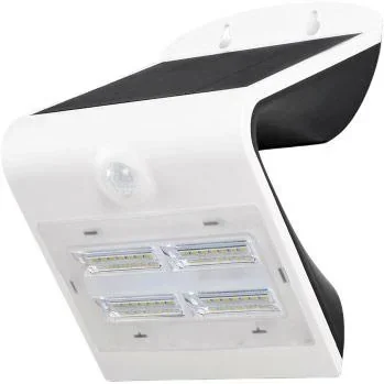 VT-768 geführte Solar-Wandleuchte mit Bewegungsmelder - 3W - 400Lm - 4000K - weiß - Solarenergie