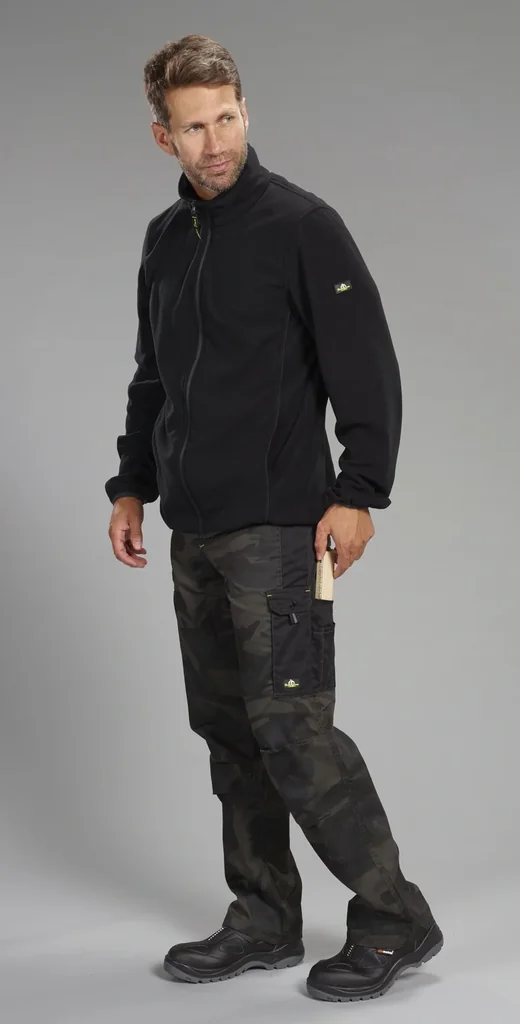 Fleecejacke, Farbe schwarz, Gr.M