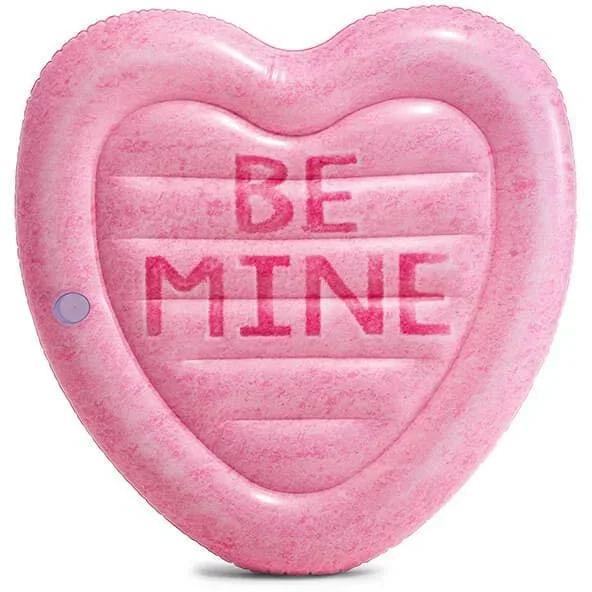 Candy Heart Luftmatratze 145 x 142 cm