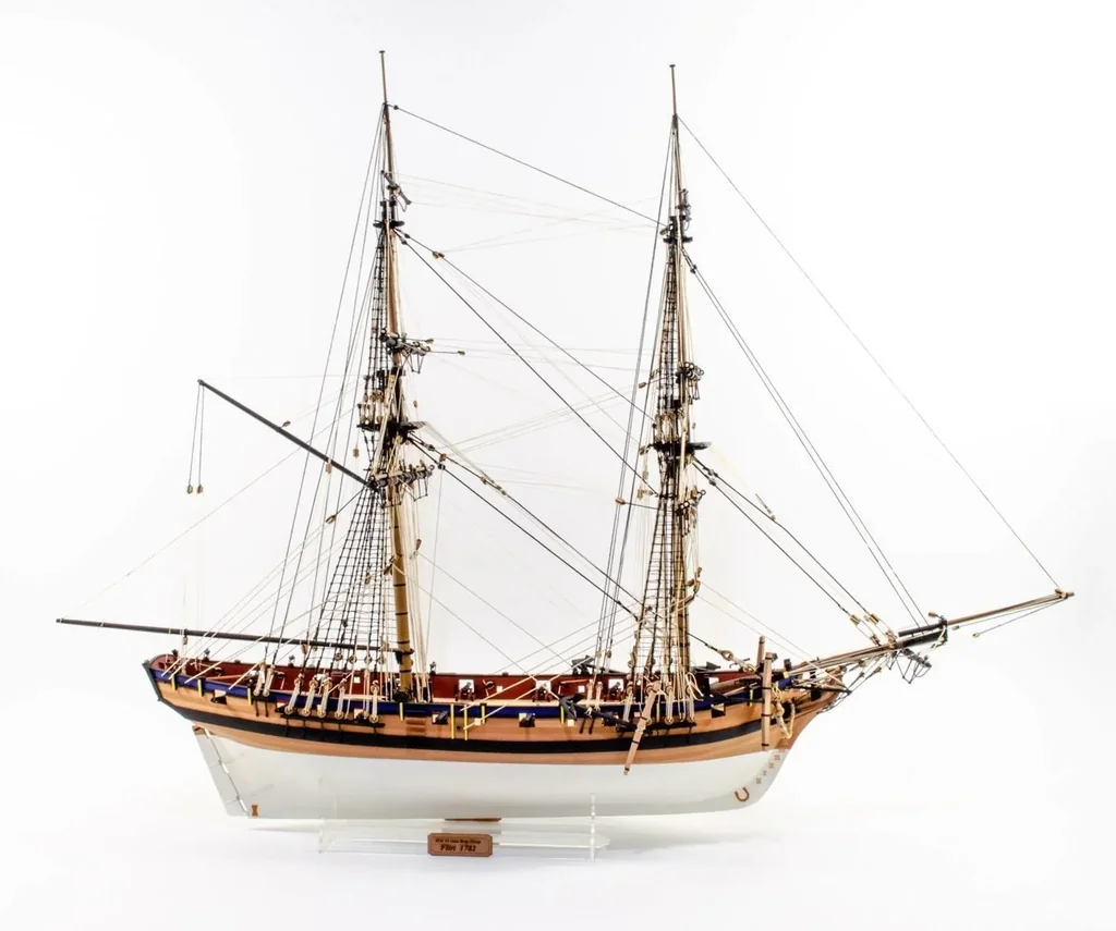 Bausatz HMS Flirt im Maßstab 1:64