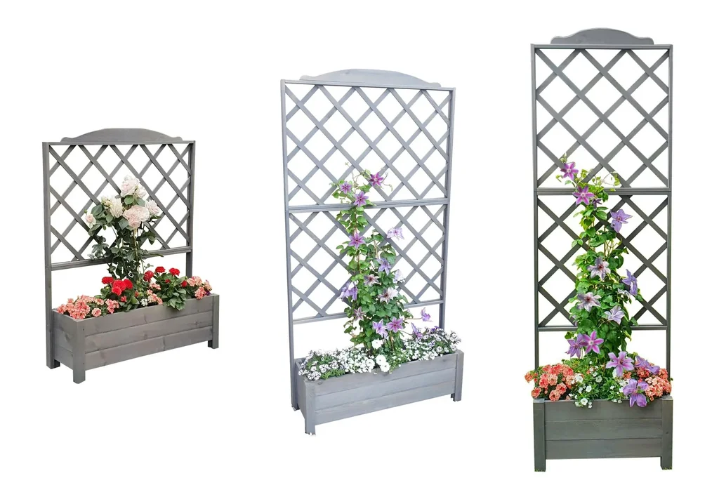 Rankkasten Botanica 110 x 210 cm, grau