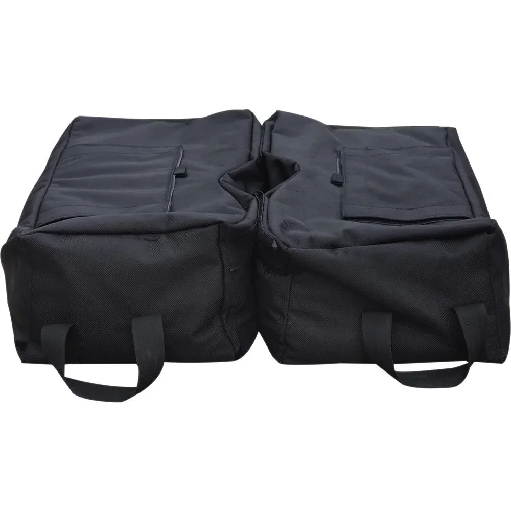 Sonnenschirmständer Schirmständer Sandsack 2 x Beutel befüllbar 100 kg mit 1 Schaufel 50 x 50 x 18 cm