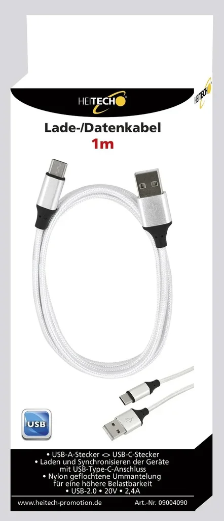 Lade-/Datenkabel 1m, USB-C