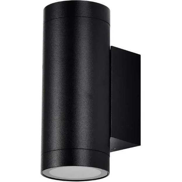 VT-11015 Wandleuchte außen Up/Down - GU10 - Aluminium - Schwarz - IP44