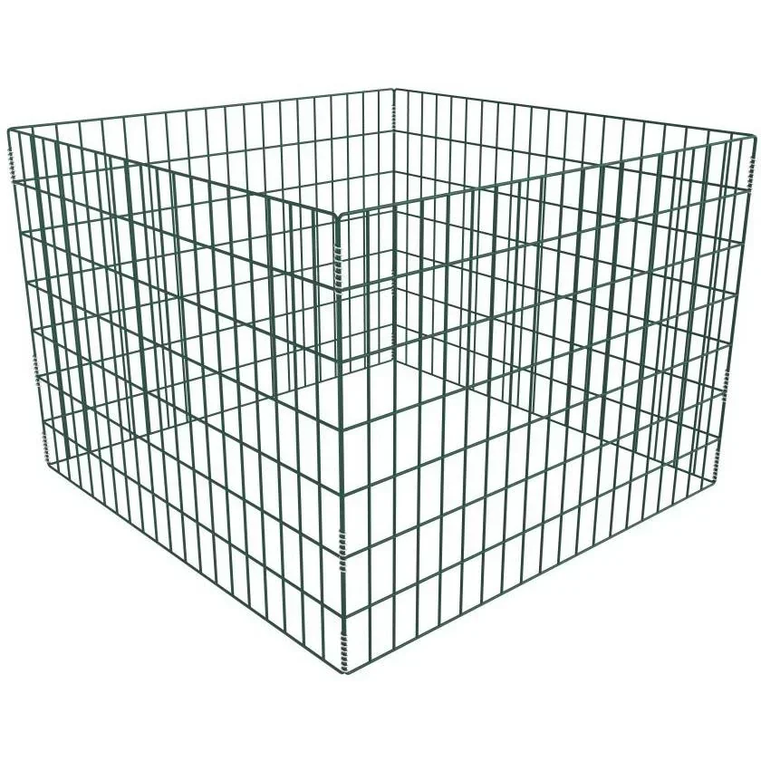 Kompostbehälter quadratisch 100x100x70 cm Maschenweite