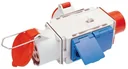 Stromverteiler 400V / 16A CEE IP x 4, Spritzwasser geschützt