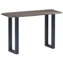 Wandtisch 115x35x76 cm Akazienholz massiv und Eisen grau