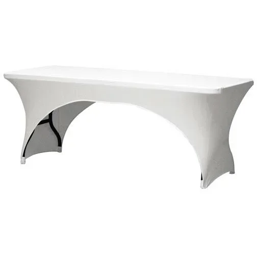 Schutzhülle für rechteckigen Tisch - Stretch - 75 x 180 x 74 cm - Weiß