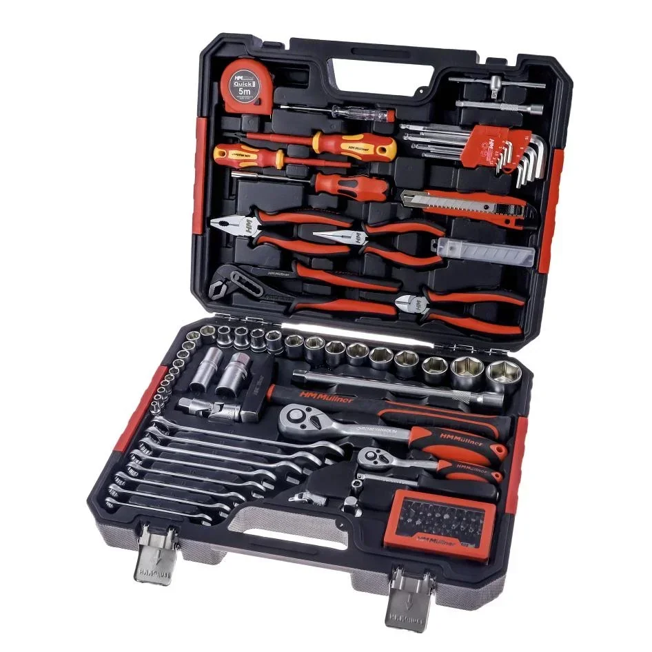 Werkzeugkoffer Universal 107-teilig mit Umschaltknarre 1/4"