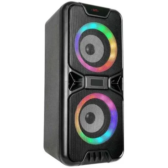 VT-6204-2 Mobiler Lautsprecher mit Bluetooth und RGB - 2x 10W