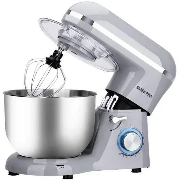 Leistungsstarke Küchenmaschine - 1500W - 6L - Edelstahl