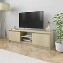 TV-Schrank 120x30x35,5 cm Spanplatte Sonoma Eiche