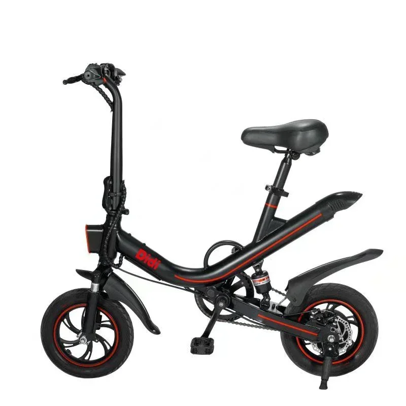 Unisex Mini-E-Faltrad, 12 Zoll, Automatikschaltung, schwarz, "Didi" Fun