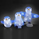 LED-Acrylfiguren Weihnachten Pinguin Familie