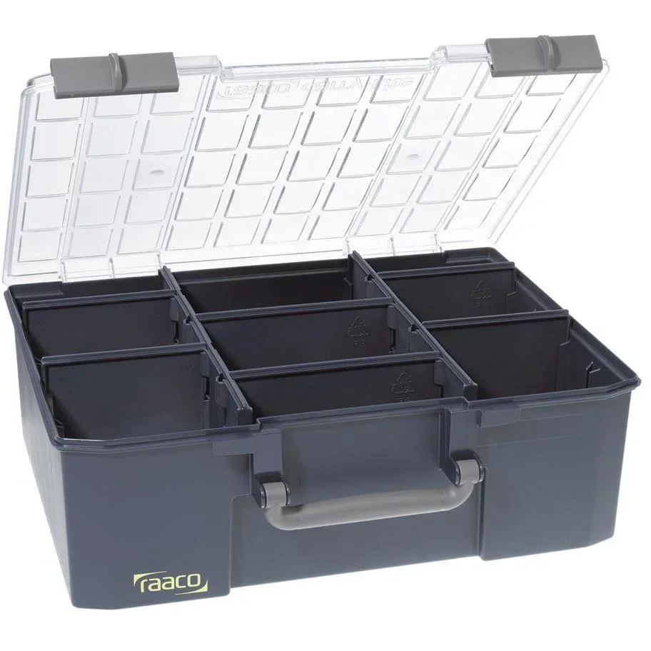 Raaco Sortimentskasten CarryLite mit 8 Schikanen