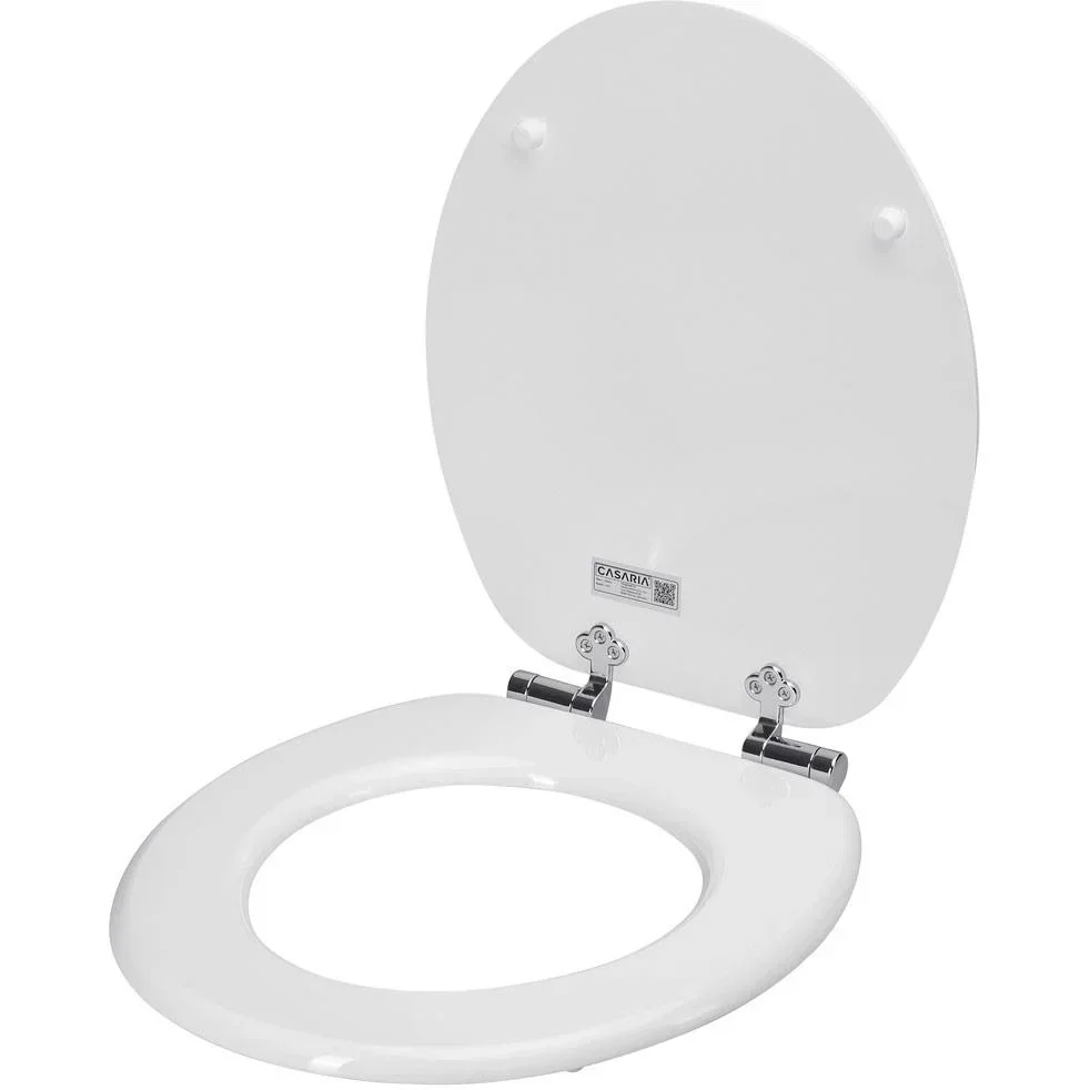 Weicher Toilettensitz weiß
