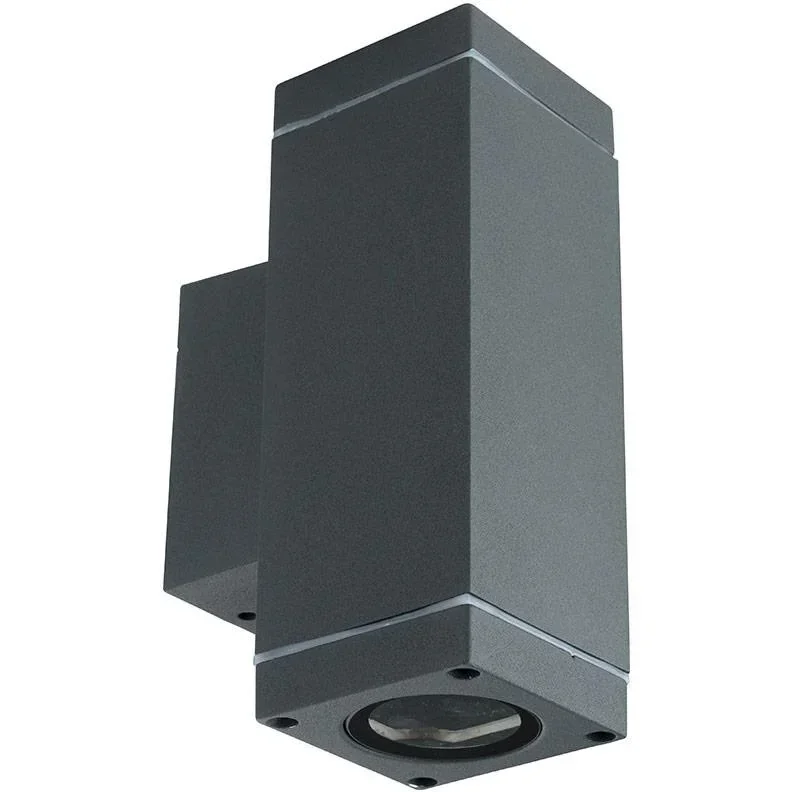 VT-842 Wandleuchte für den Außenbereich Auf/Ab - GU10 - Grau - IP44