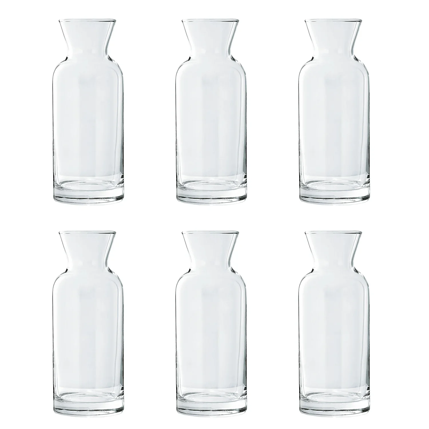 Wasserkaraffe, Glaskaraffe, Weinkaraffe 6er-Set - Village, 1 L